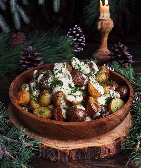 Warm Mosterd Aartappelslaai