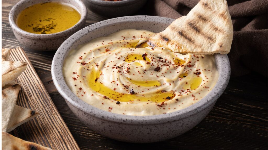 Hummus met Tahini paste