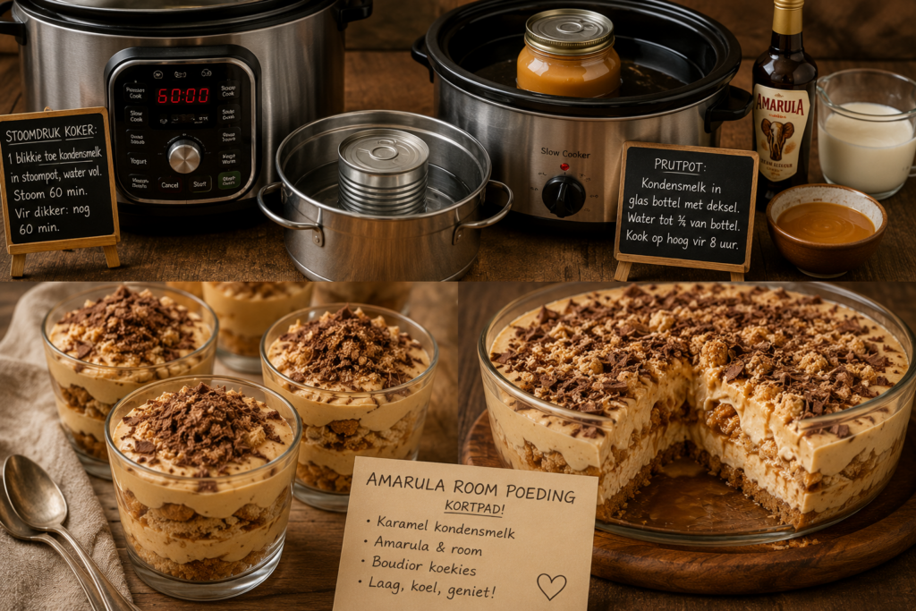 Karamel en Amarula roomtert
