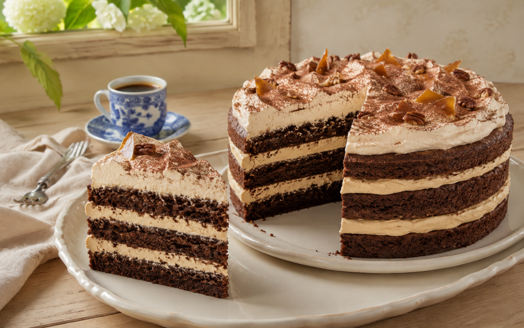 Amarula Cappuccino Sjokolade koek