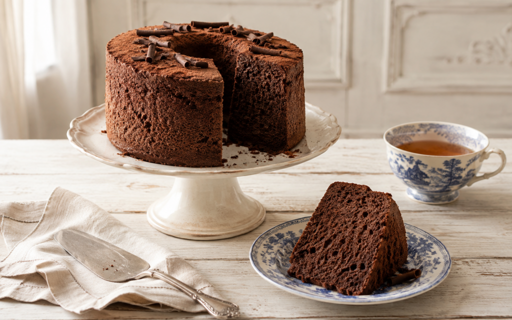Basiese Sjokolade Chiffonkoek