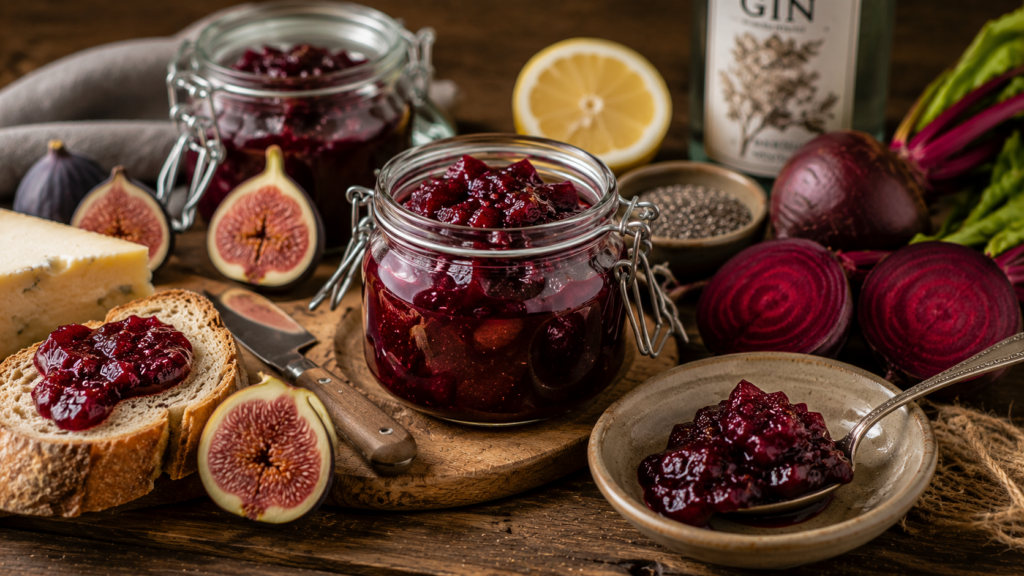 Beet en Vye Gin konfyt