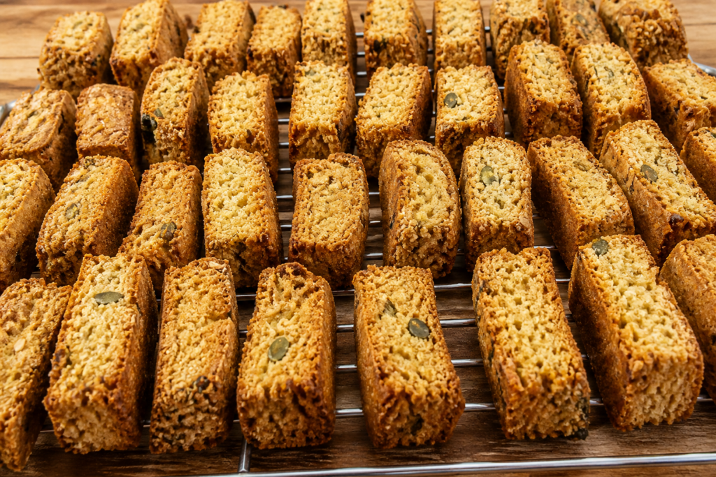Weetbix-sade en Sitrus beskuit