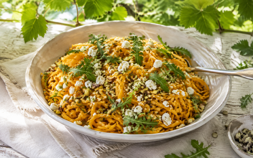Botterskorsie, Sitrus en Feta slaai