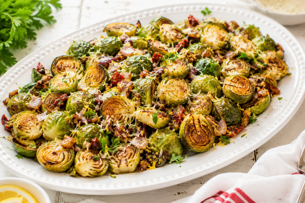 Brusselse Spruite met Knoffel en Parmesaan