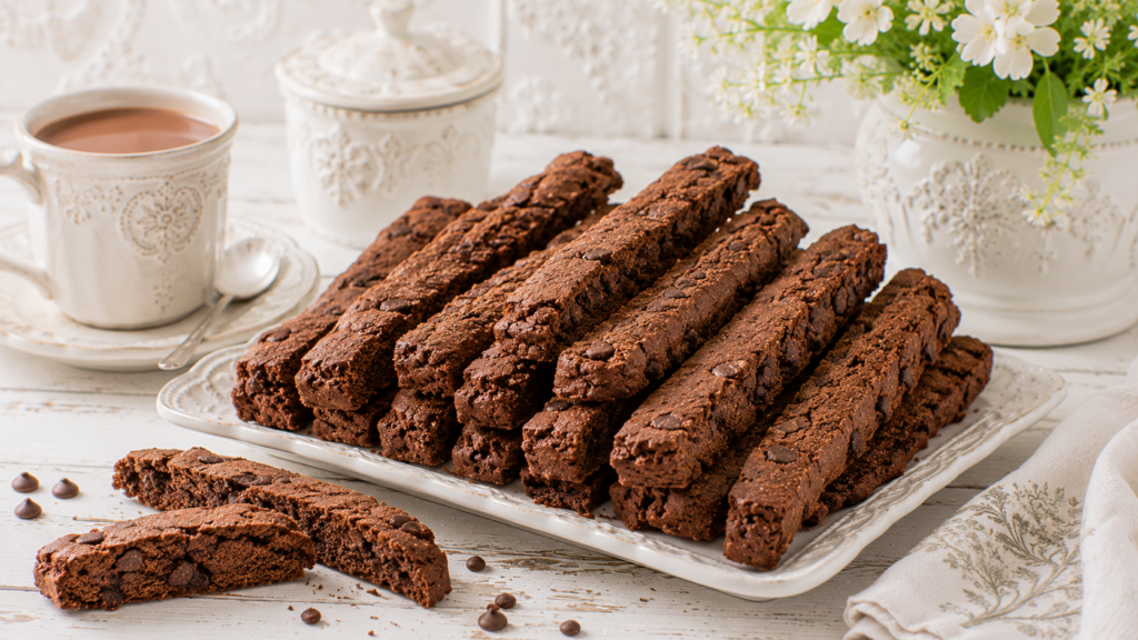 Sjokolade “brownie” beskuit