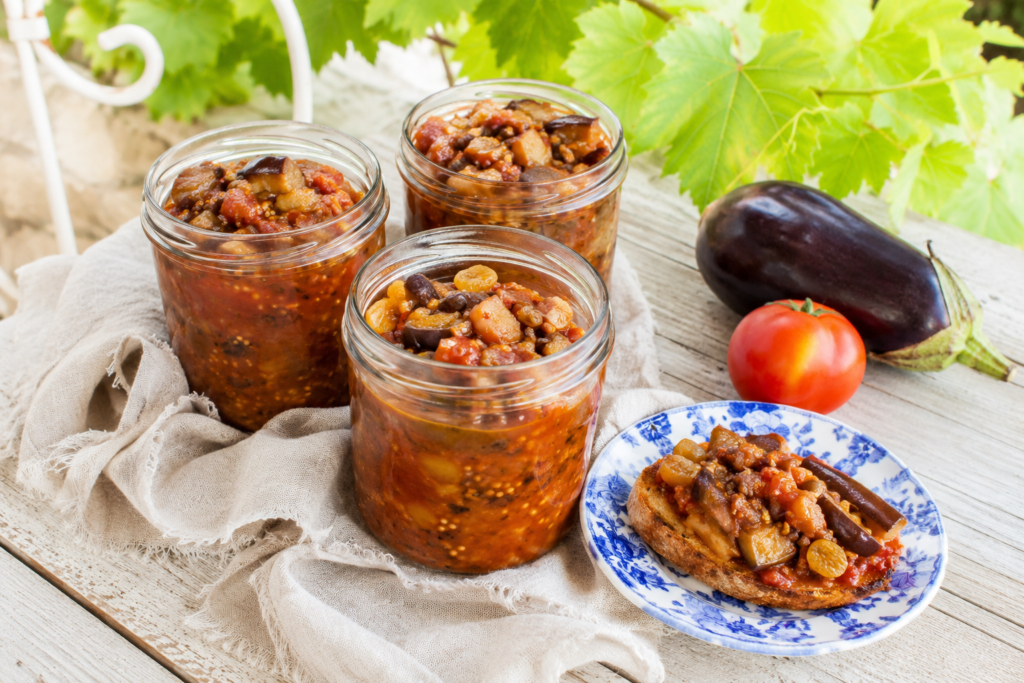 Aubergine / Eiervrug / Brinjal Blatjang