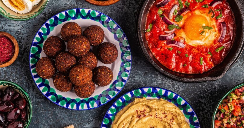 Falafal met ‘n romerige Tahini doopsous