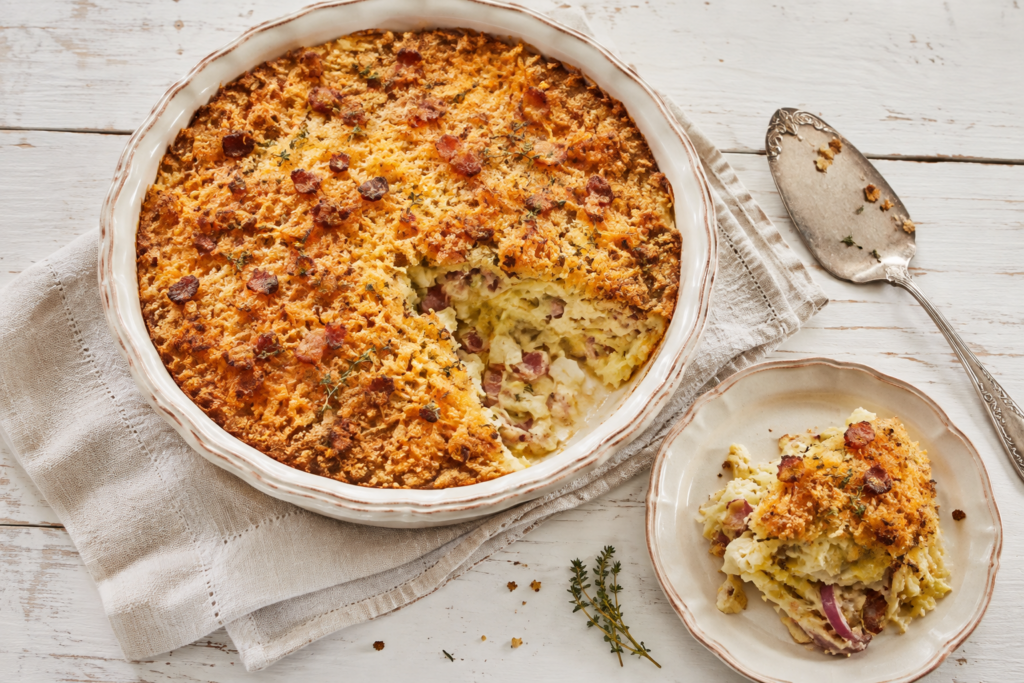 Gebakte Kool en Spek gereg