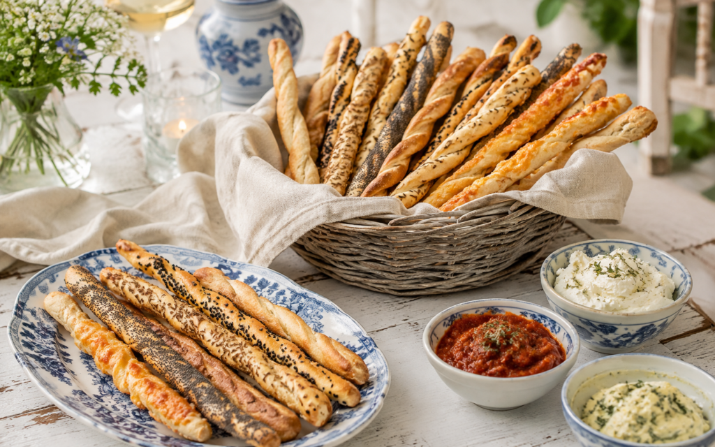 Komyn en Papawersaad Broodstokkies
