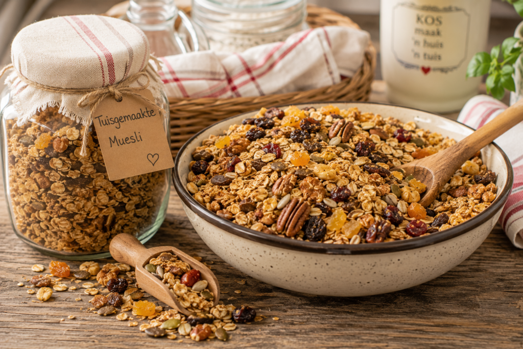 Muesli en Granola: maak jou eie!