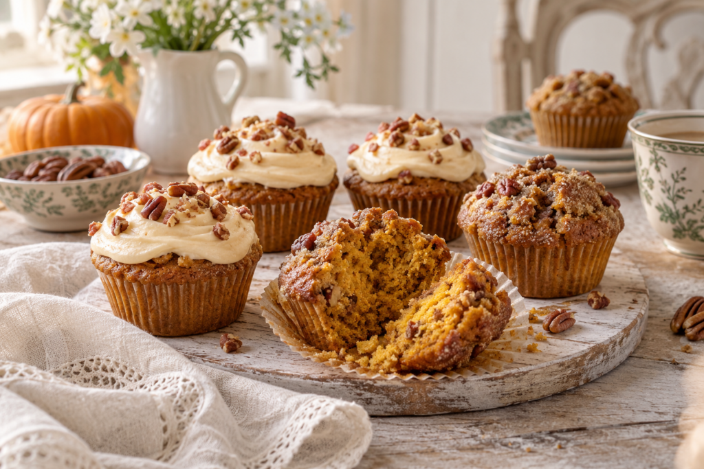 Pampoen-Cuppaccino muffins
