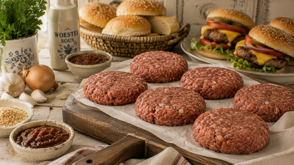 Hamburger patties