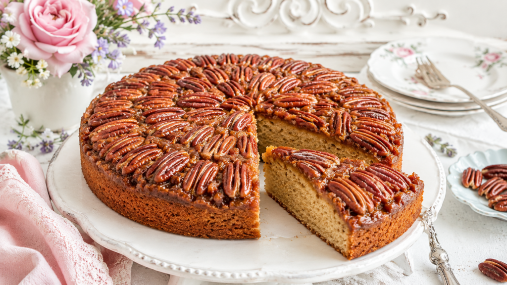 Onderstebo Pekan-Karamelkoek
