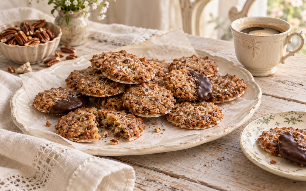 Koffie en Pekan Glutenvrye koekies