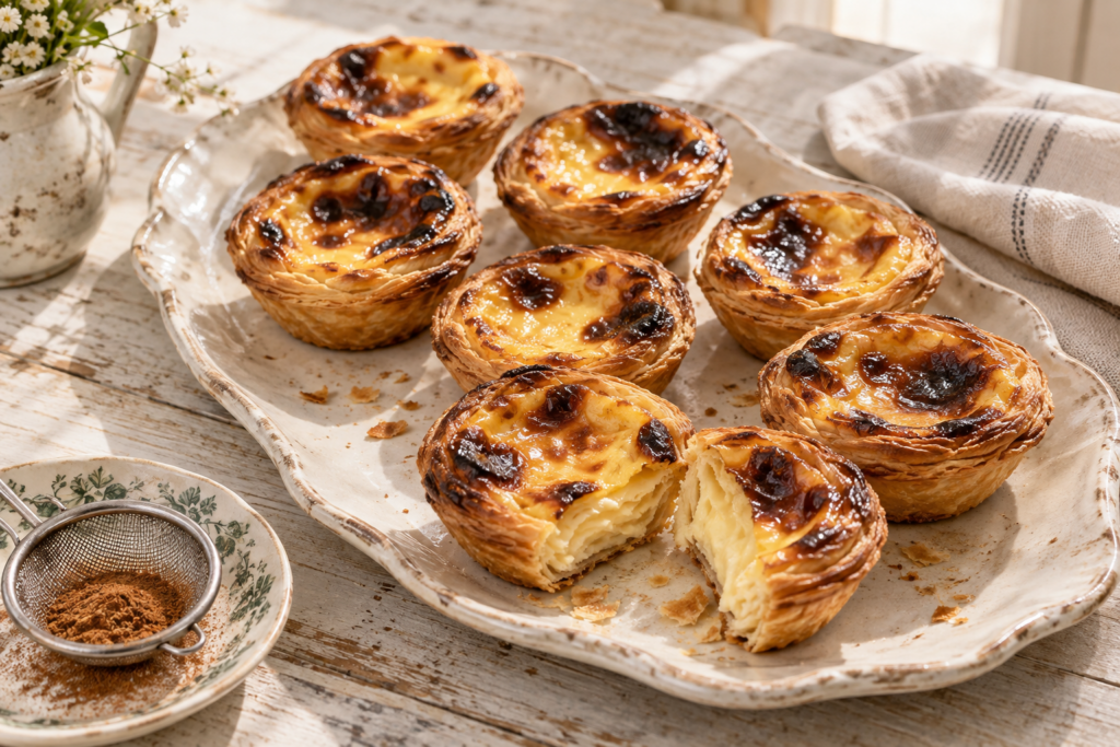 Portugese Vla tertjies (Pastes de nata)