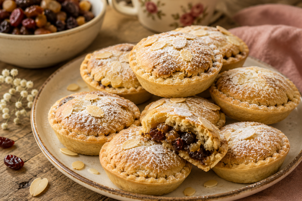 Fruit mince pies met ‘n sagte degie.