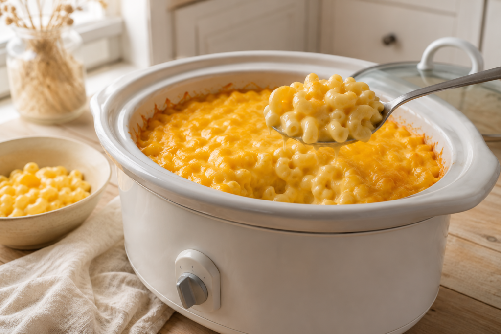 Slowcooker Macaroni en Kaas