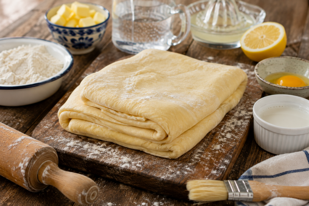 Sodawater pastei deeg