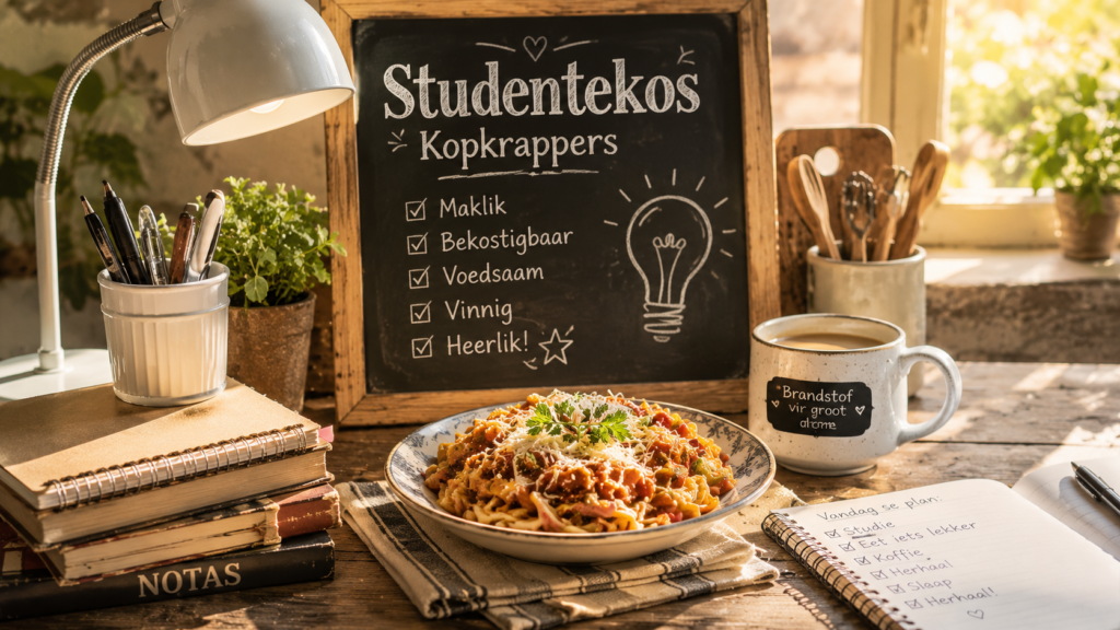 Studente kos-kop-krapper!