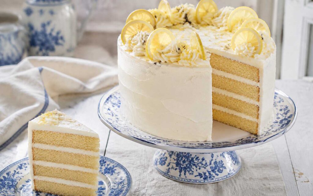 Suurlemoenstroopkoek met Mascarpone versiersel