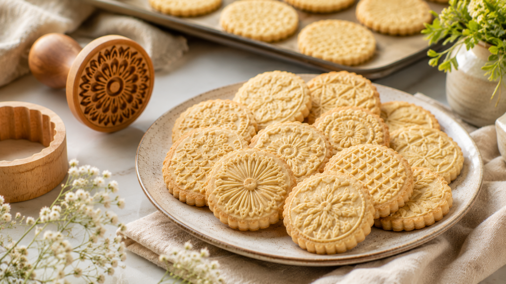 Tekstuur brosbrood koekies