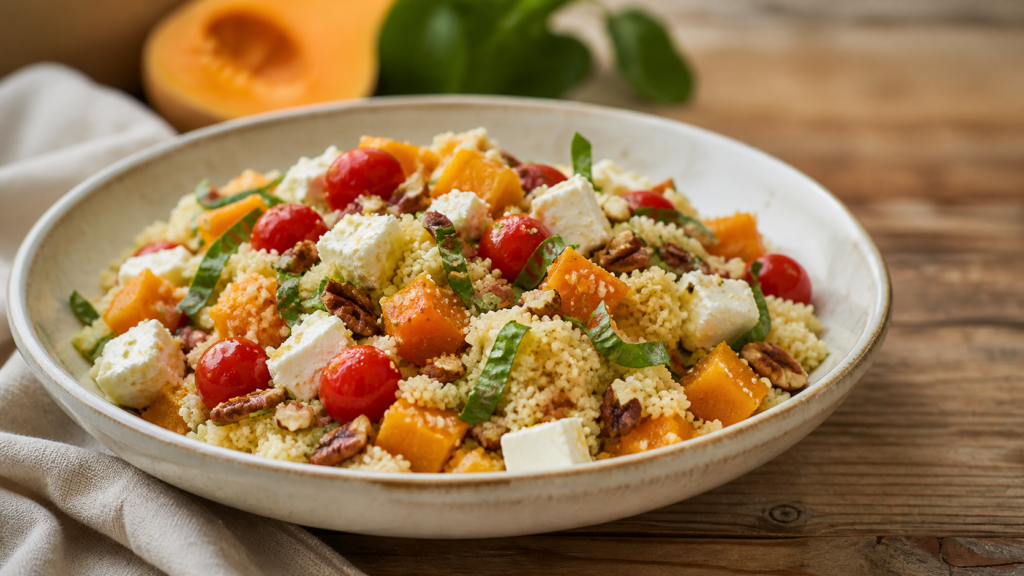 Botterskorsie en Cous-cous slaai