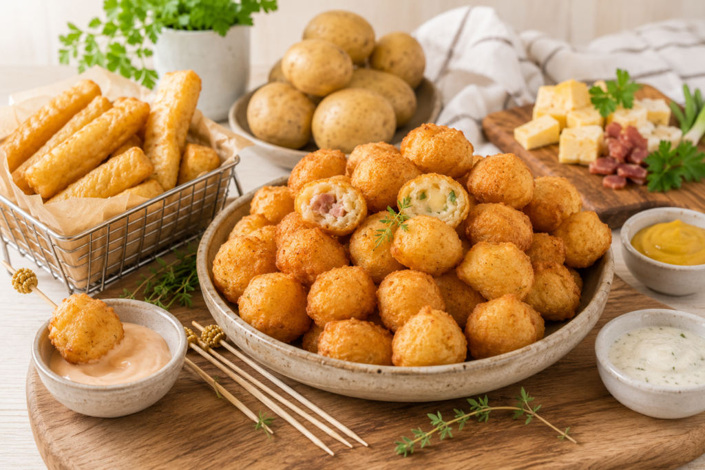 Aartappel poffers / Aartappel Dauphines